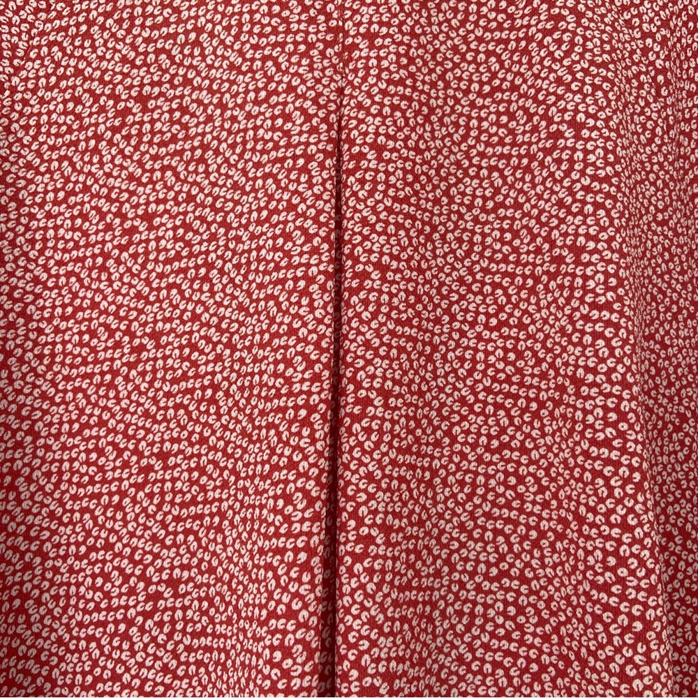 Red Patterned Women's Top - Picture 6 of 14